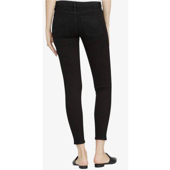 HUDSON Krista Low Rise Skinny Ankle Black Jeans - Picture 2 of 7